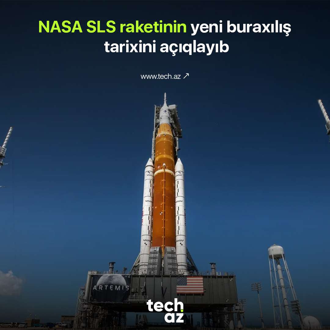 Techazmedia's tweet photo. NASA SLS raketinin yeni buraxılış tarixini açıqlayıb
Daha ətraflı: https://t.co/oTiUyiRJWj
#techaz #nasa #slsrocket #startup #technology #techazmedia https://t.co/WycfzMhPMs