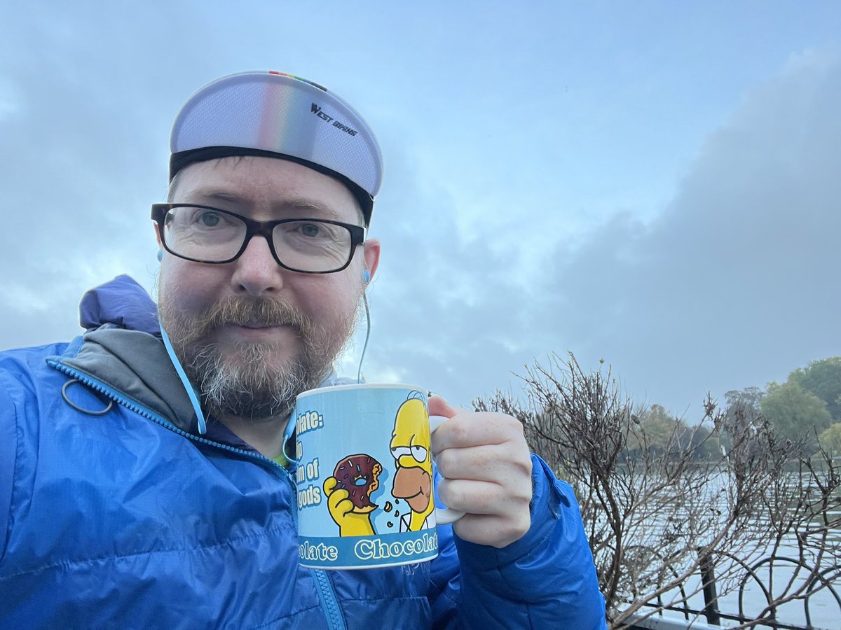 Mugs of the serpentine series. Bit cloudy today. 13C but feeling chilly.