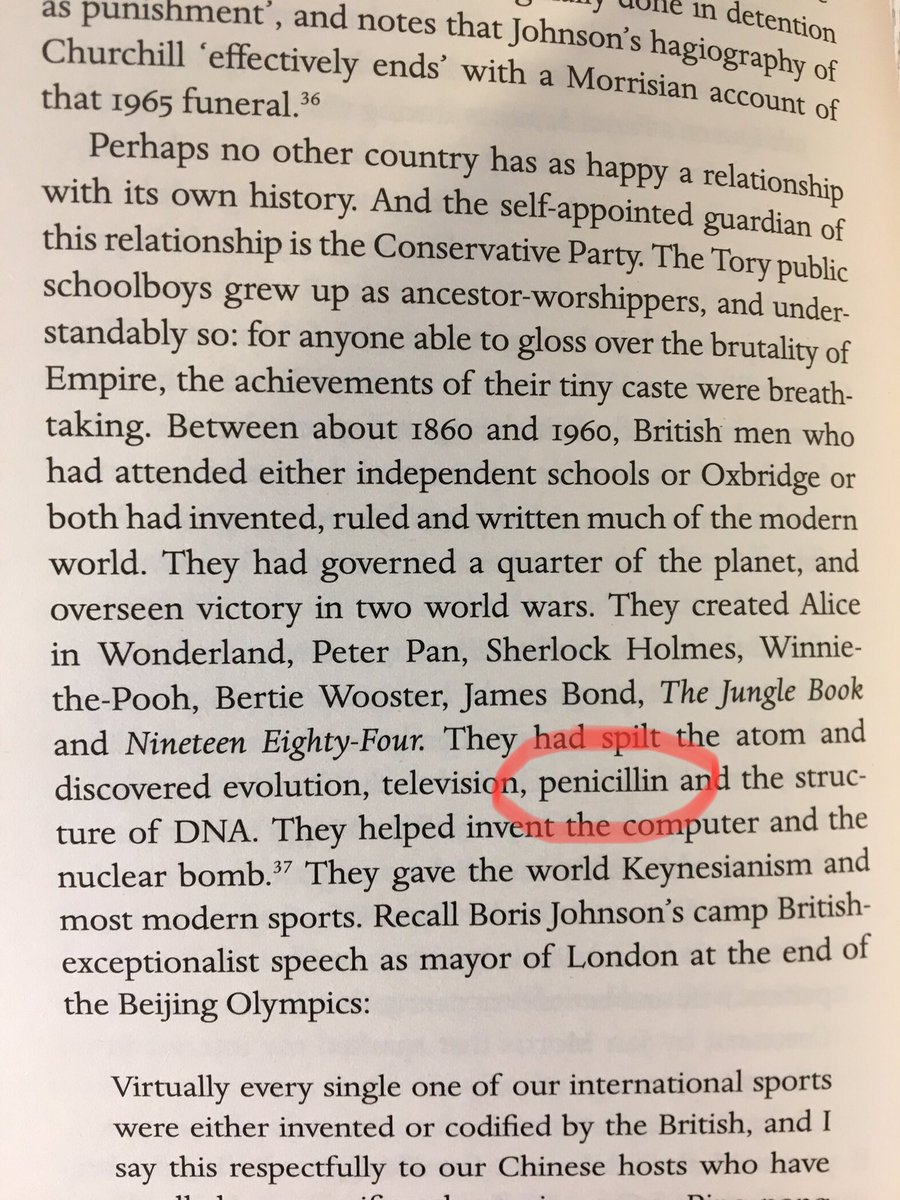 LiamMcIlvanney's tweet image. That said, there are 1 or 2 odd judgments. Sticks in my head that the fella who discovered penicillin was educated at Killie Academy; an ‘independent school’? Also, the suggestion that G Brown attended no ‘elite educational institution’ might come as a surprise to U of Edinburgh!
