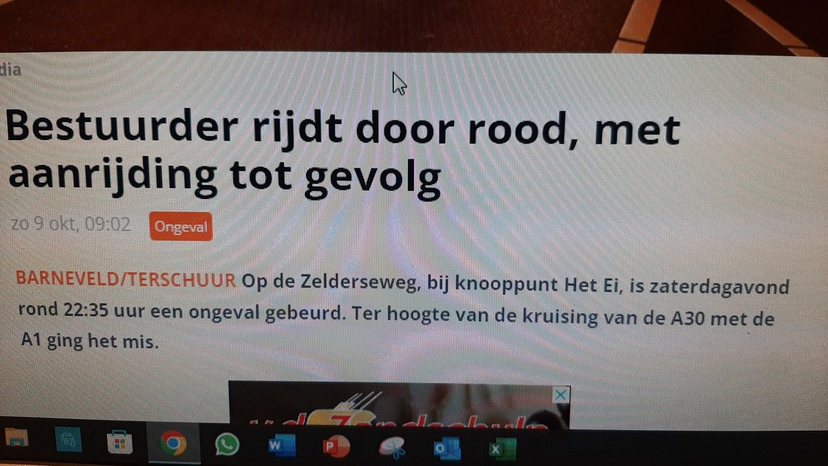 Kijk de pers begint het nu ook te begrijpen: 'Knooppunt Het Ei' (A1-A30) bij <a href="/BarneveldInfo/">Gemeente Barneveld</a> 
Een blijvende naam voor dit verkeersknooppunt. Hoe lang broedt men al?! Hopelijk pakt <a href="/RWS_MN/">Rijkswaterstaat Midden-Nederland</a> nu stevig door, maar ook <a href="/MinIenW/">Ministerie van Infrastructuur en Waterstaat</a> , neem mee in de planvorming en begroting 2023! <a href="/SGPnieuws/">SGP</a>