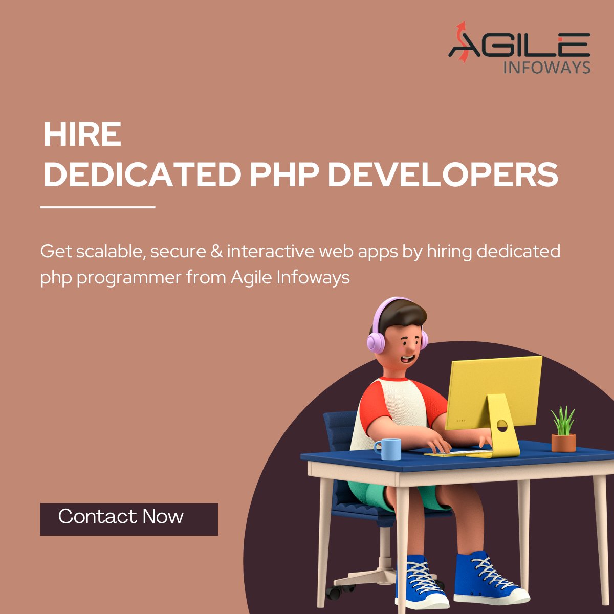 agileinfoways's tweet image. To get a secured, scalable and interactive web application for your company, we offer you to hire expert PHP developer for your next assignment.
To be the best, you need to partner with the best. Let’s get connected!
lnkd.in/d4JUMwqa
#hirephpdeveloper #agileinfoways
