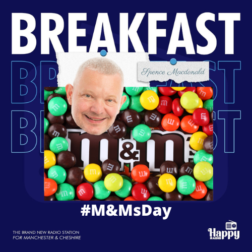 spencemacdonald's tweet image. It's #MMsDay today on @HappyRadioUK Breakfast so you're allowed to wolf some down at any time today. Join me as I play all the songs to make you smile til 10 as well on DAB in #Manchester #Cheshire #Blackpool #Liverpool and #NorthWales - also on the app (HappyRadioUK) and online.