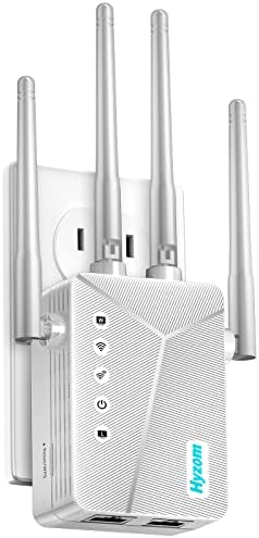 Best Dual Band 5G & 2.4G Wireless Extender Internet Booster WiFi Repeater WiFi Extender WiFi Booster/WiFi Range Extender 1200Mbps WiFi Extenders Signal Booster for Home Cover up to 7000 sq.ft & 35 Device 