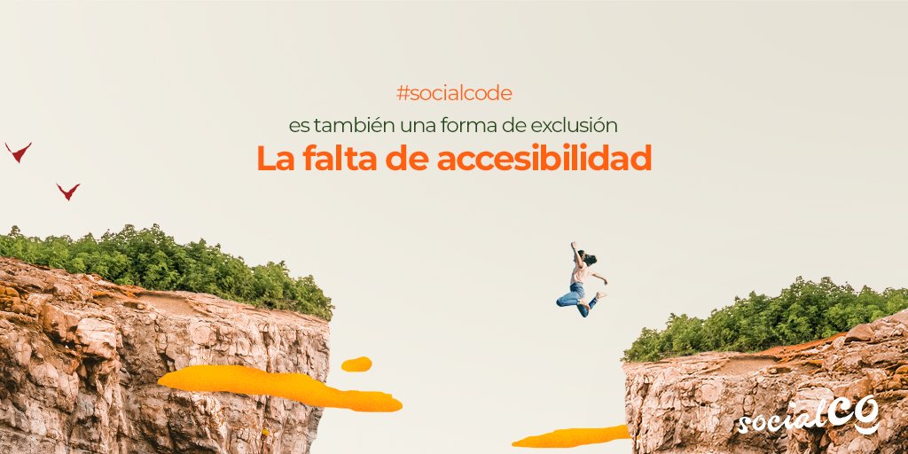 SocialCo_es's tweet photo. La accesibilidad debe ser algo universal. La adaptación de tus contenidos y canales para que puedan llegar a todo el mundo debe ser una prioridad. #Socialcode https://t.co/fgHXTsNZn8