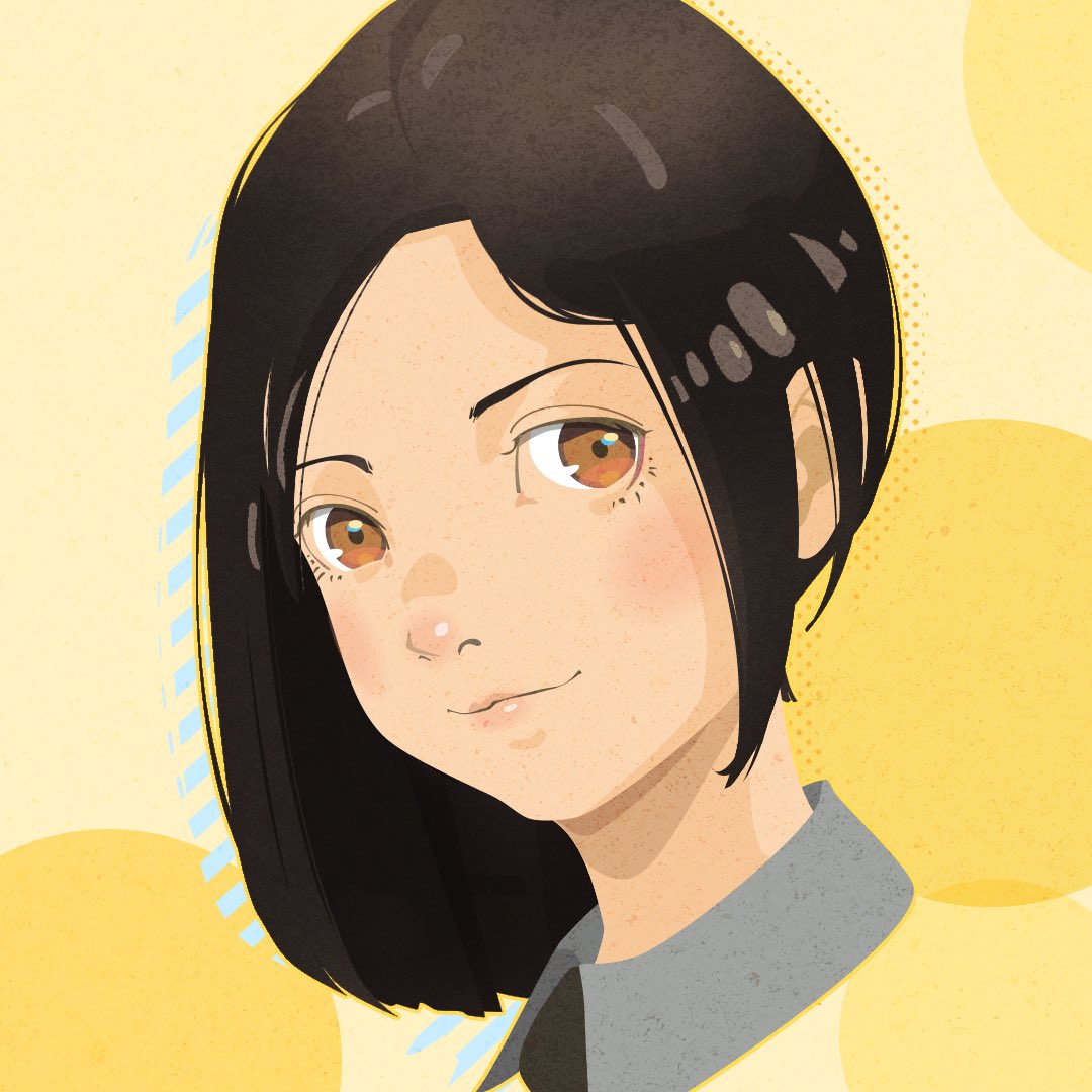 お疲れ様です。いい一日を😊#イラスト #illustration