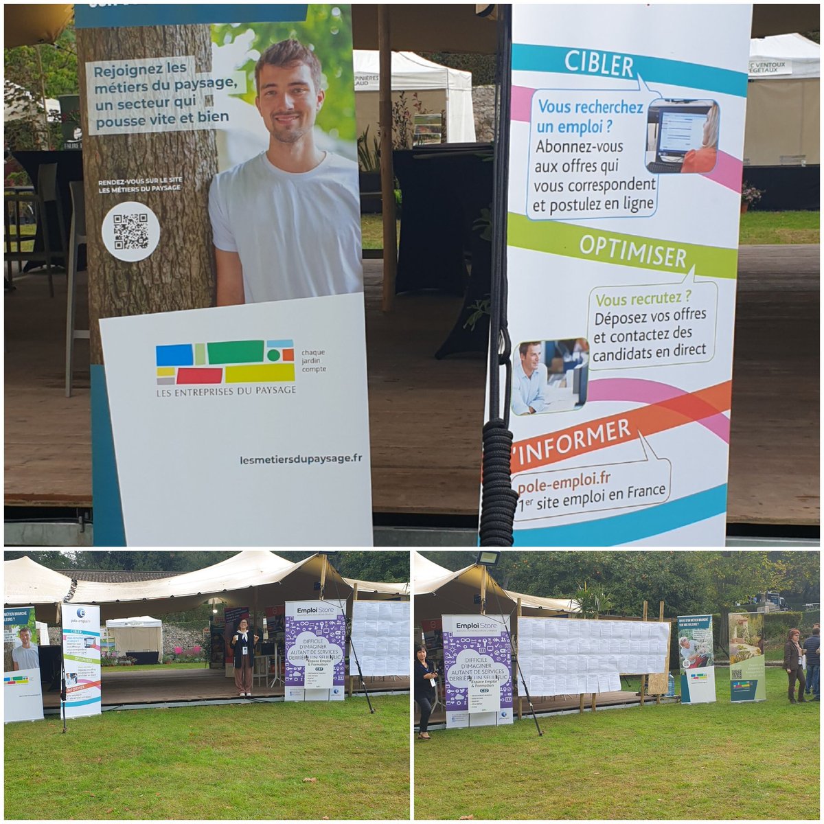 RiesenMichele's tweet photo. En place pour #paysapro aux jardins d Albertas. #poleemploi aux cotes de l #unep #ExpertisedAvenir #agriculture @BourlonNathalie #draaf #ocapiat #vivea https://t.co/c2GIfBOo2p