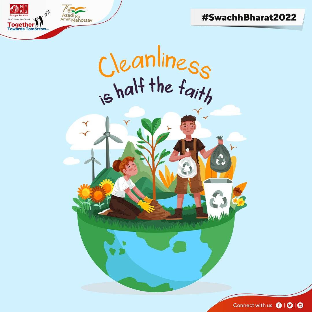 MYBharatHQ's tweet photo. Make India Swachh by throwing any trash you see into waste baskets.
#SwachhBharat2022 #CleanIndia2 https://t.co/XGR138ssUG