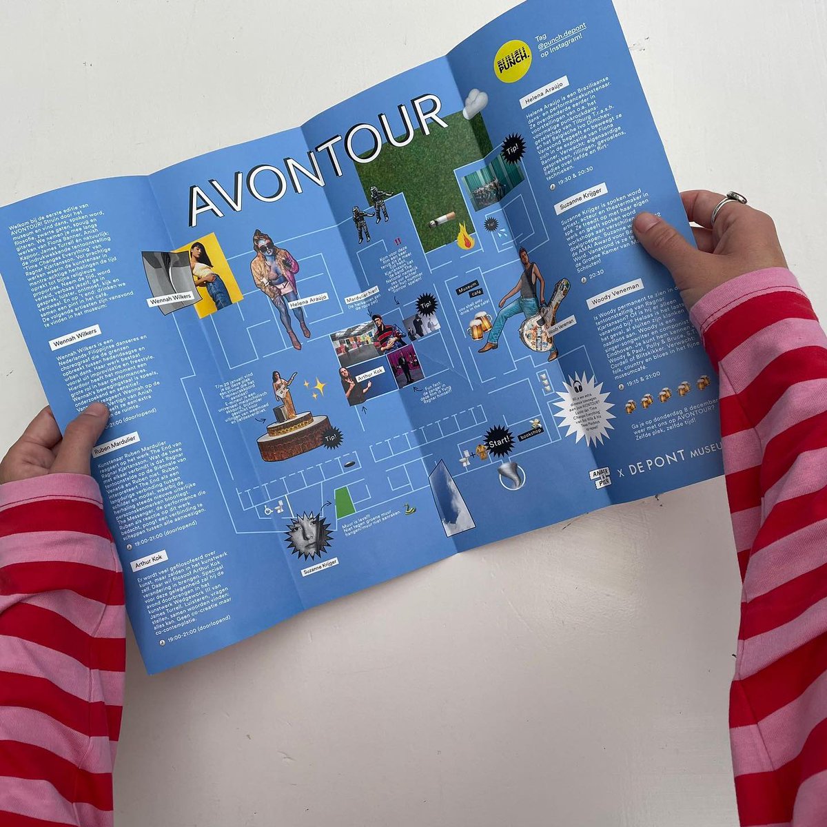De_Pont's tweet image. Vanavond is het weer PUNCH. Speciale avond: op AVONTOUR met Amber&amp;amp;Pien. Haal je gratis plattegrond op bij de entree.  Het museum is gratis toegankelijk van 17 tot 21. #punch. #depont #avontour  ow.ly/1Oay50L7Kyk