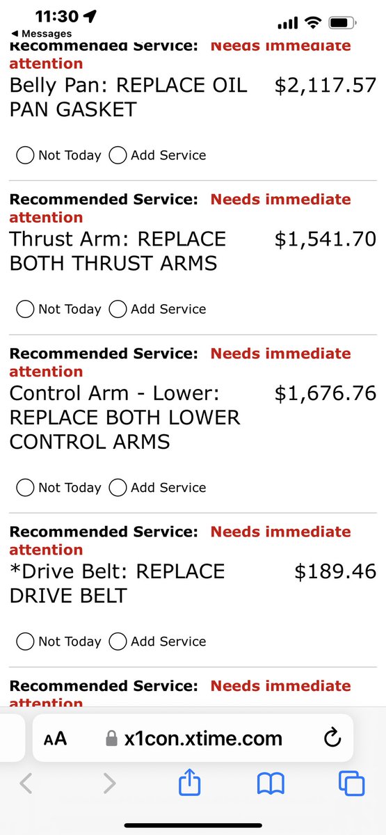 All I wanted, was to find out what a tiny surge was when I go down in speed to 35mph.  This is what they came back with. Needless to say, I won’t pay 24,000 plus for a car valued at 8,000 if that.  I will just add it to the list of things I ain’t gonna get!