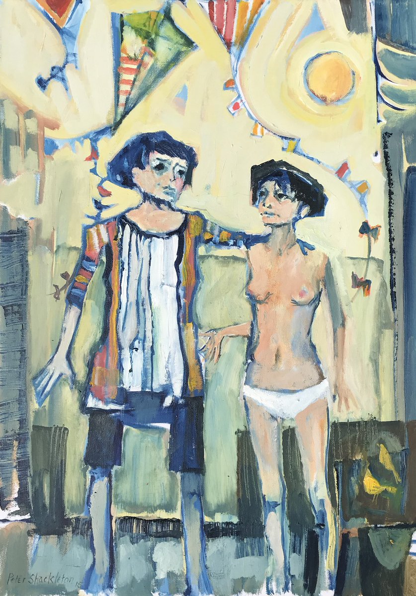 der_haroutunian's tweet photo. AVAILABLE IN THE GALLERY!
Peter Shackleton (1933-2022)
‘Sunset Lovers and Kites’
Dated 2015
28” (H) x 20” (W)
Oil on Canvas
https://t.co/AbTOIey7oQ
#petershackleton #derharoutuniangallery #love #art https://t.co/U1knJIQuzF