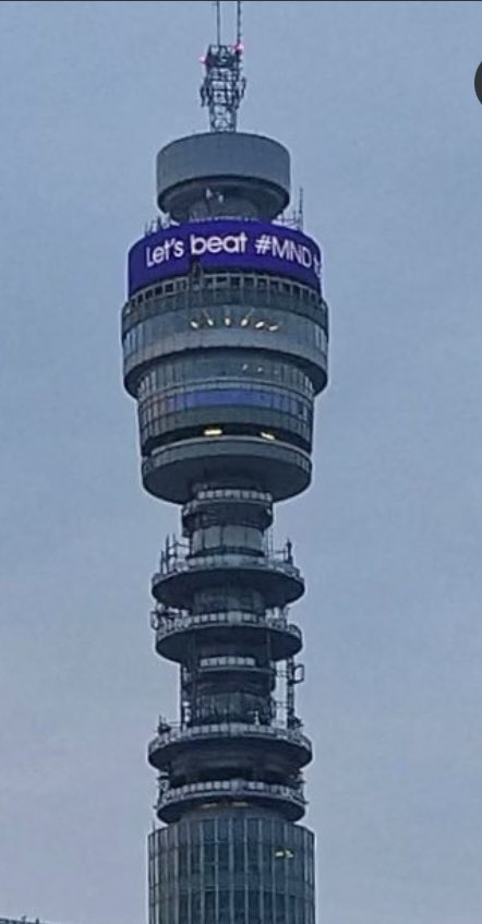 StarkeyJennie's tweet photo. #NextGenThinkTank met at the BT Tower to discuss how technology innovation can help people living with MND. Thank you BT for shouting it from one of the highest rooftops! https://t.co/2VnQKQtmqi