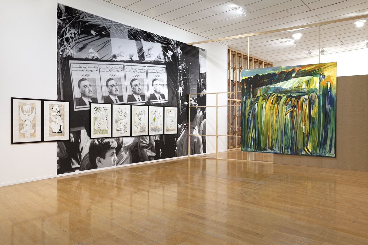 You can view works from the Barjeel collection in “Beirut and the Golden Sixties”, curated by Sam Bardaouil and Till Fellrath. Previously on display at the Gropius Bau in Berlin, the show is now on view at Musée d'art contemporain de Lyon, as part of the Lyon Biennale of Art 2022