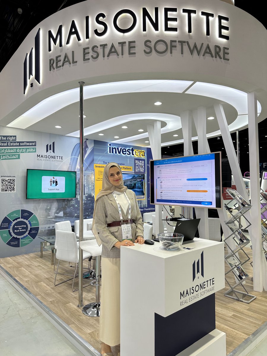 GoMaisonette's tweet photo. DAY 4 has begun at #GITEX2022 !!!
#Maisonette team is ready to welcome you and present the best real estate #ERP of the region
Come meet our experts at #Zabeel Hall 5 - Stand J90 https://t.co/SZjIYnT04T
