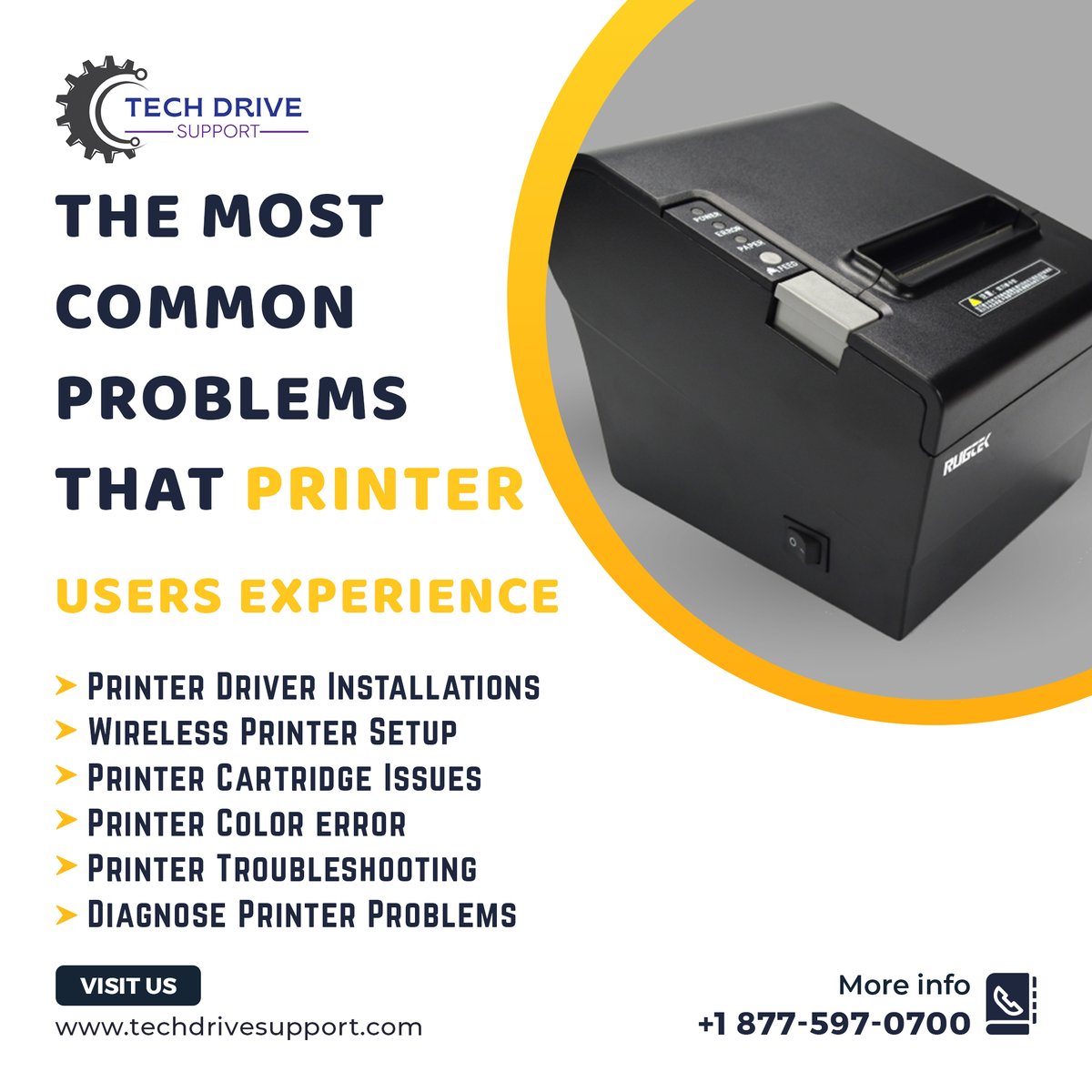 techdrivesprt's tweet photo. Resolve your #printer issues and take professional #services from TechDrive Service.
For Assistance
https://t.co/nMbUyMk79t
support@techdrivesupport.com
+1 877-597-0700
#techdrivesupport #trending #thursdayvibes #printersupport #troubleshooting #CustomerServiceWeek https://t.co/vrCFQ0E6ao