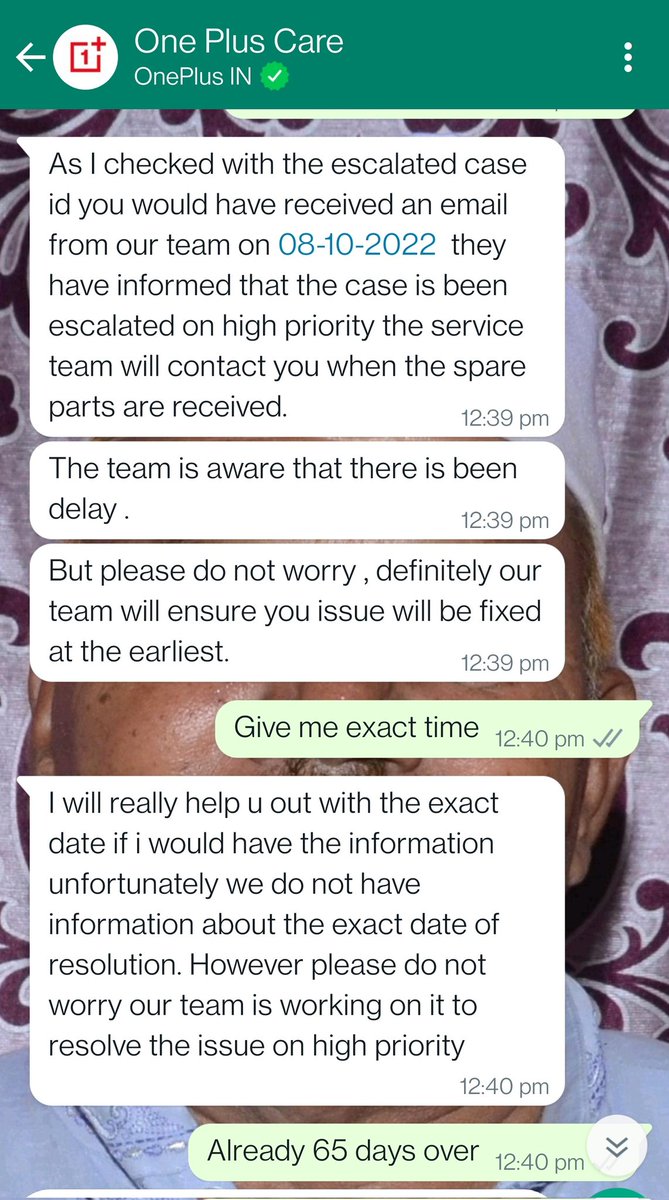 KrishanMalkani's tweet image. What I will do don't know because already 65 Days over &amp;amp; OnePlus didn't arrange the spares of TV U1S-55 &amp;amp; now they said wait for further untill they arrange spares.Please don't purchase any OnePlus Products otherwise you will suffer lifetime.#Banoneplus
@oneplus @OnePlus_IN