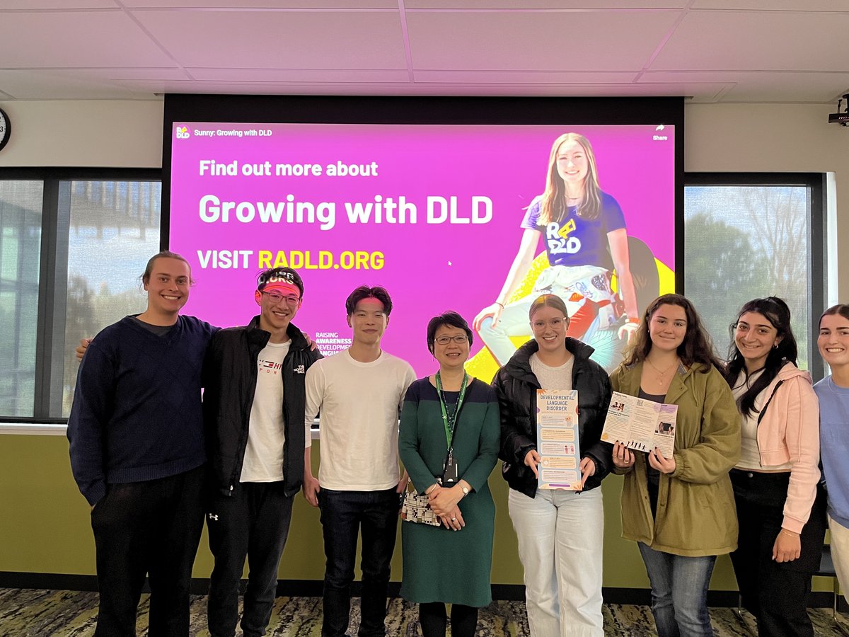 Year 1 SLP students at Uni Sydney learned about DLD from the campaign videos...They will help spread the word too! #DLDday @RADLDcam