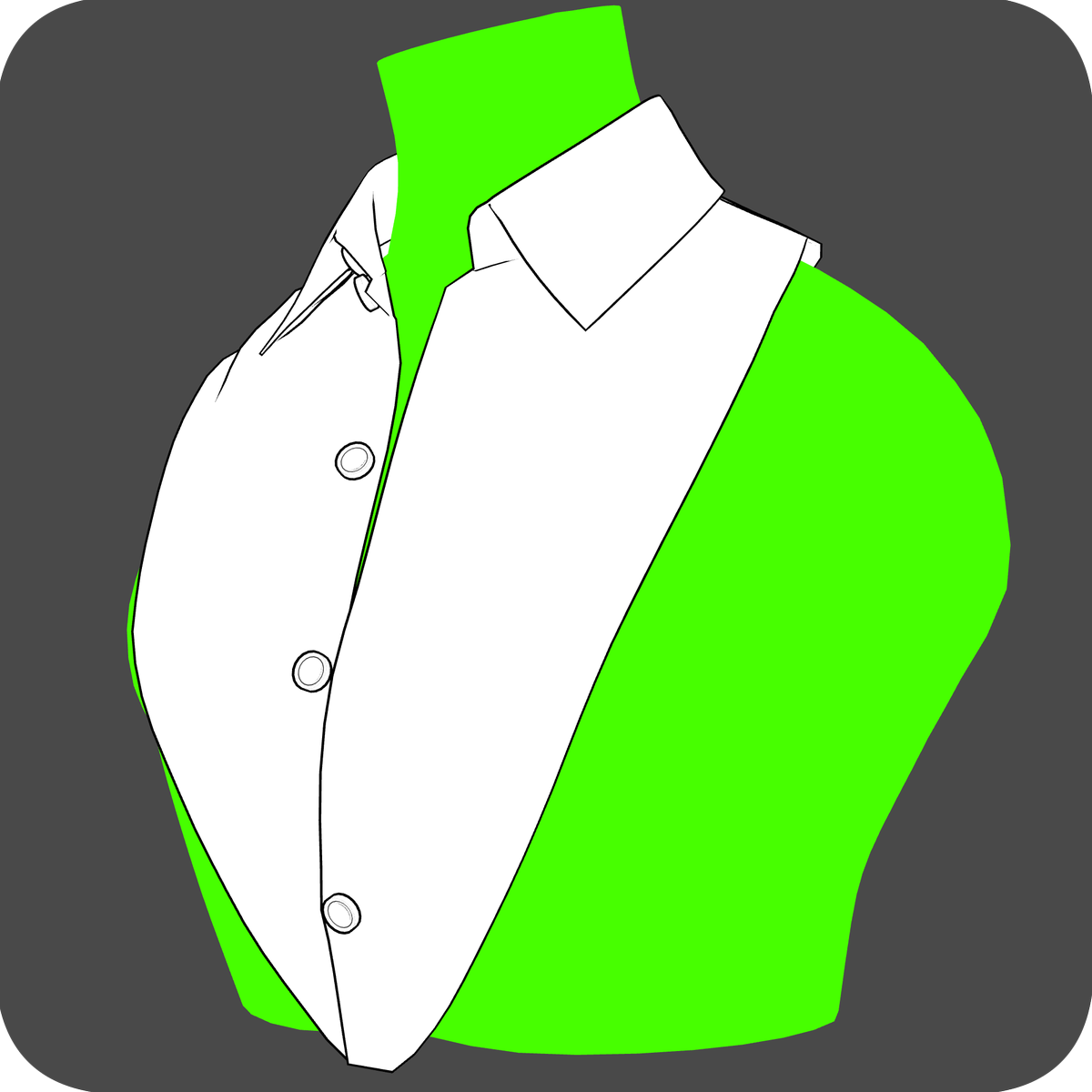 shirt solo simple background buttons cropped torso green shirt no humans  illustration images