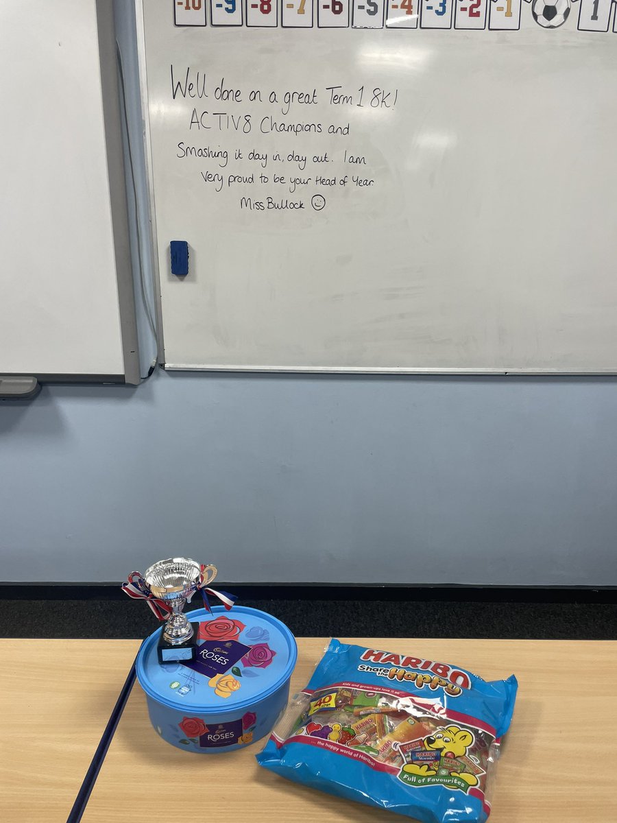 Super proud tutor alert! Well done 8K for a fantastic start to the year!🏆 Thanks to @TKASAMissB for being a great HOY. The tutor team and students appreciate all you do for us🌟 I’m hoping the kids might save me one…(<a href="/Nigels73/">Nigel smith</a> @MrBailTKASA don’t be too jealous)