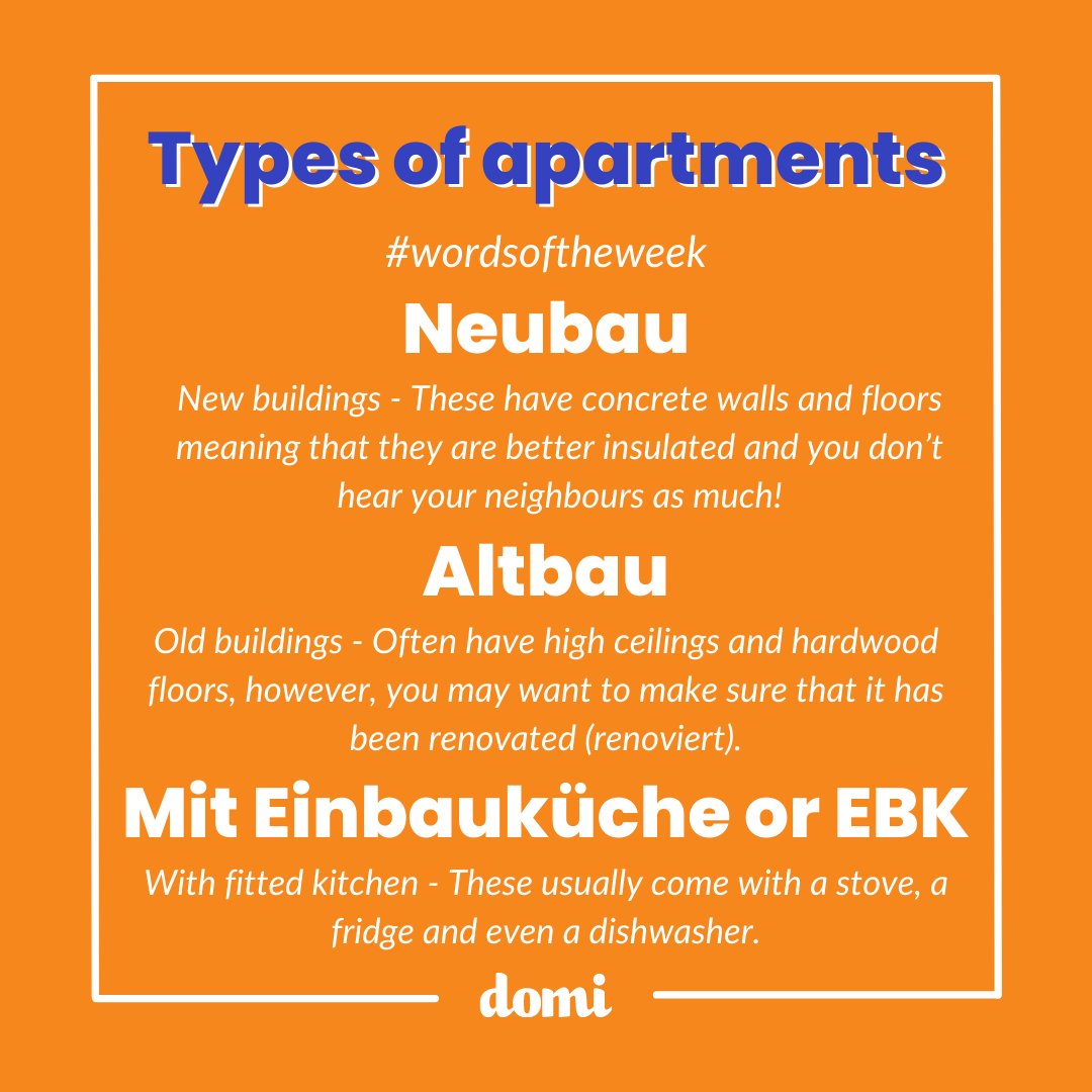 🔑 Which apartment type should you look for? 🏠

Want to know more? Check out our page!
➡️ domiapp.io/en

-
#WohnungsSucheBerlin #WohnungBerlin #BerlinFlats #BerlinWohnung #berlin