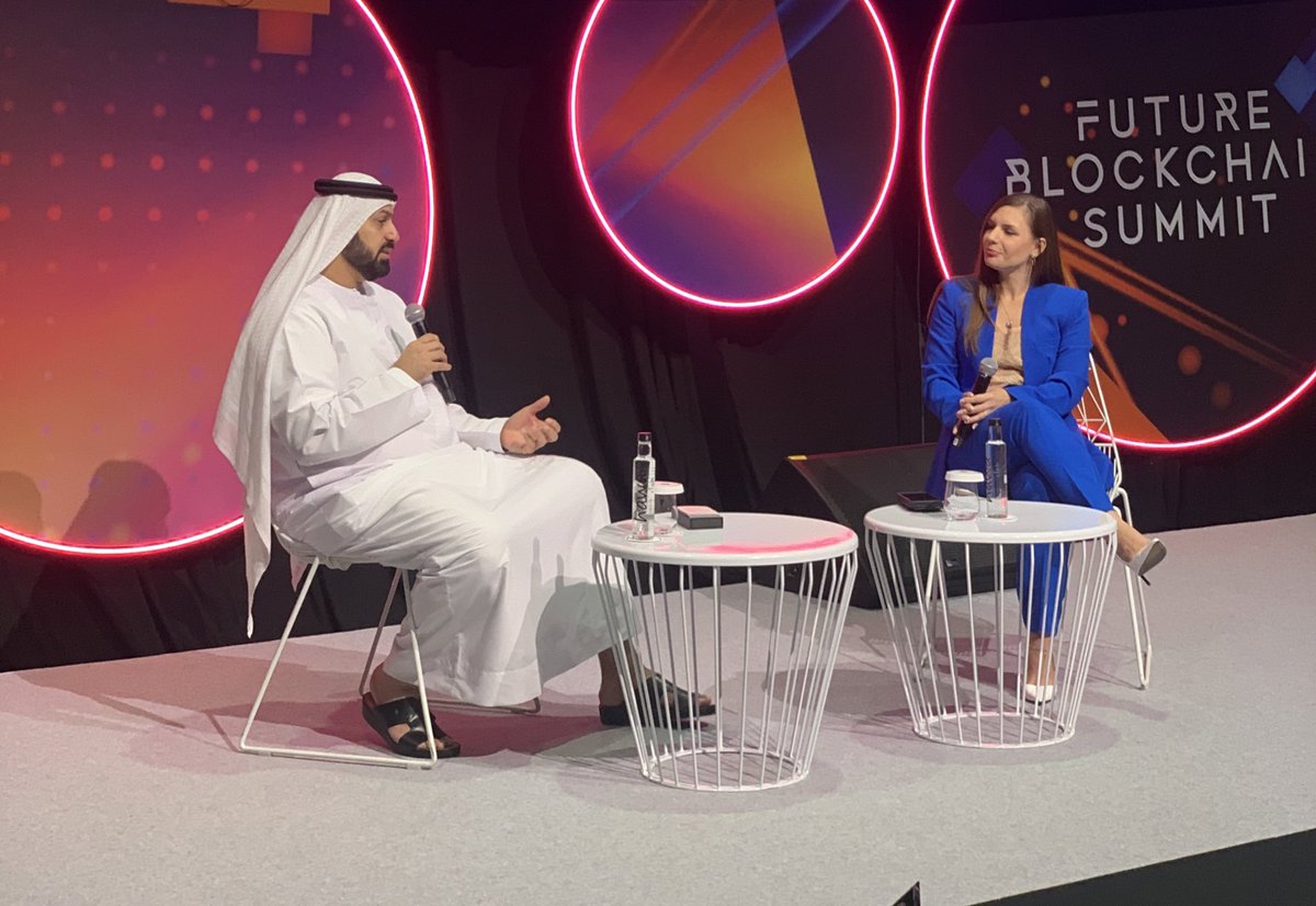 Live Now! Fireside chat: Abdulla Al Ashram, Group CEO, Emirates Post Abdulla Al Ashram, Group CEO, @EmiratesPostUAE Kristina Corner, Editor-in-Chief, @Cointelegraph #FBSummit #EmiratesPost #Cointelegraph