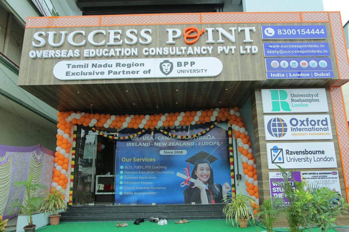 successpointedu's tweet photo. Success Point Overseas Education Consultancy New Office at Namakkal
#successpoint #uk #london #visa #admission #bpp #bppuniversity #studyinuk #canada #newzealand #australia #usa #america #overseaseducation #hyderabad #coimbatore #Namakkal https://t.co/B9vJ36tSHe