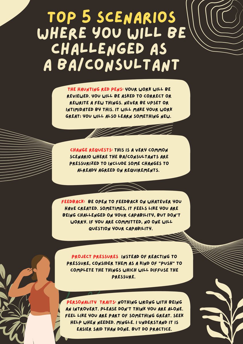 Jayakishore's tweet photo. Top 5 Scenarios where you will be challenged as a BA/Consultant

https://t.co/7hkmnz4an1

#businessanalysis  #businessanalyst #projectmanager #projectmanagement #consultant #productmanagement #productmanager #purpose #project #customerproblems #business #businessanalysts https://t.co/oDZ1aqCnXs