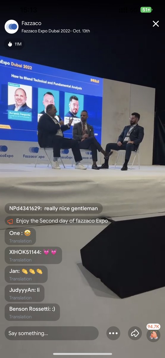 TradingLive_'s tweet photo. 💥 Day 2 of Fazzco Expo 2022 in Dubai is now open! 💥
Click on the link below to watch it live now!!!
👇👇👇👇👇
📺LIVE LINK: https://t.co/Y5HauYsvJ1
#Fazzaco
#FazzacoExpo2022
#Dubai
#fastbullLive https://t.co/QyOStmcdeL