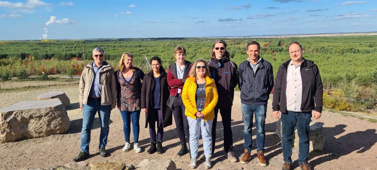 IETU_PL's tweet photo. Team of the MISCOMAR+ - Miscanthus for Contaminated and Marginal Lands - project meeting 15.10.2022. 
#MISCOMARplus #miscanthus #contaminatedland #marginalland #biomassproduction #circulareconomy 
#bioenergy #agronomies #climatchange #biomass @PogrzebaMarta https://t.co/p4Z9COAKZJ