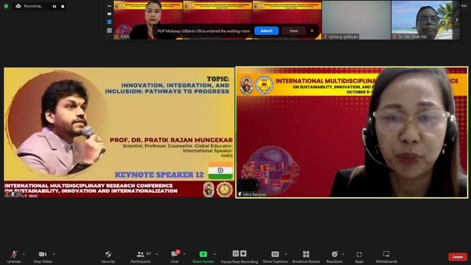 PratikMungekar3's tweet photo. #representedindia
#thistimeinphilippines
I am thrilled to share that on 7th October I’ve delivered my lecture on Innovation, Integration & Inclusion: Pathways to Progress in an International Multidisciplinary Research conference on Sustainability Innovation & Internationalisation https://t.co/gX9r4NCnWF