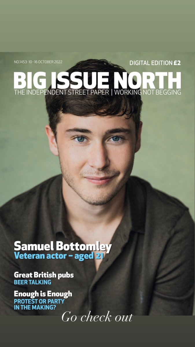 Had a great chat with <a href="/bigissuenorth/">Big Issue North</a> grab yourself a copy this week.