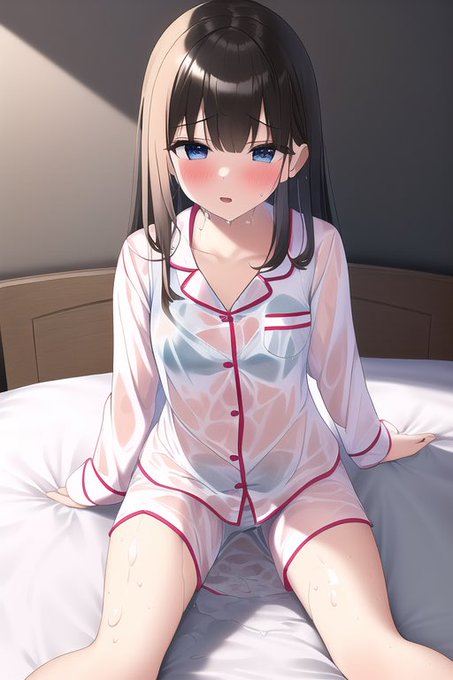 体感値だし他との兼ね合いもあるとは思うけど{sit on wet}追加でいい感じのおねしょの染みが生成される可能性が上がった気がする
#NovelAIDiffusion 