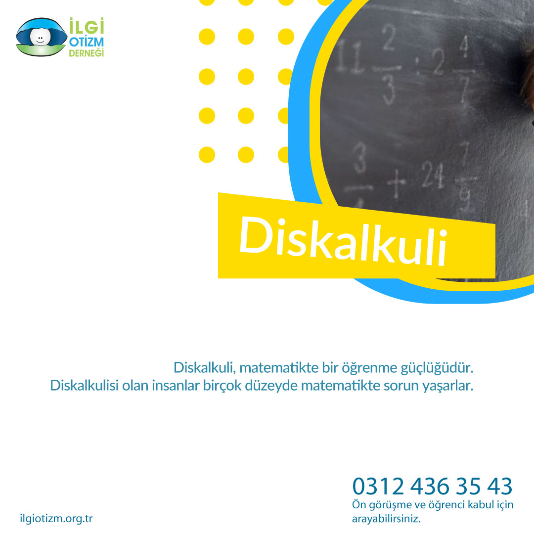 ilgiotizm's tweet photo. Diskalkuli , bireyin sayılarla ilgili kavramları öğrenme, doğru matematik işlemleri gerçekleştirme yeteneğini bozan bir matematik öğrenme güçlüğüdür.
Ön görüşme ve öğrenci kabul için 0312 436 35 43 nolu telefonumuzu arayabilirsiniz.
@ilgiozelegitim
#ilgiotizm #Diskalkuli https://t.co/MGWnJObOiG