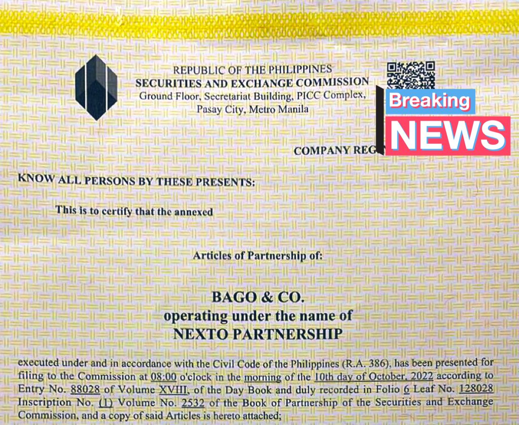 HeartLimitless's tweet photo. NEXTO PARTNERSHIP is now lawfully commencing its business venture in the Philippines 🙌🏻 God bless us all! 💕🌸 https://t.co/Cnl8kWWQiE