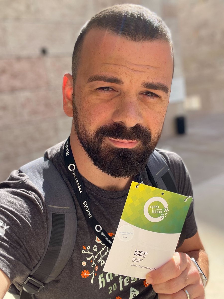 commitglobalorg's tweet photo. We believe💡tech for social good must always be #opensource💡, that’s why yesterday our CTO @andreiio shared fresh content from @OpenSourceLx #Portugal! Photos below with some inspiring highlights from @cdibona @Google, @neb @publiccodenet and @GHSecurityLab! #opensourcelx 💪🏻 https://t.co/ZWVPbjLcnQ
