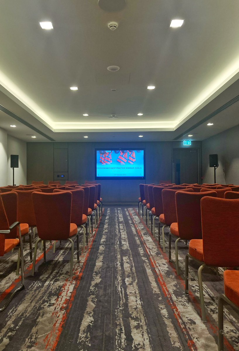 An exciting morning ahead with <a href="/TheHSA/">Health and Safety Authority</a> Ergonomics Best Practice Seminar. #EUhealthyworkplaces