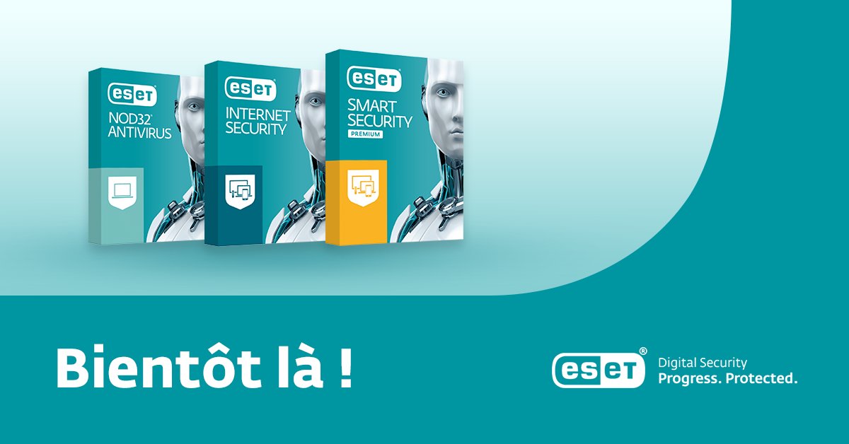 ESET_France's tweet image. 🔔Quelque chose se prépare ... 🤫  
Nous sommes impatients de vous en dire plus sur les nouvelles améliorations de nos produits de sécurité primés, à destination du grand public ! Restez connectés !

#ESETNOD32Antivirus #ESETInternetSecurity #ESETSmartSecurityPremium