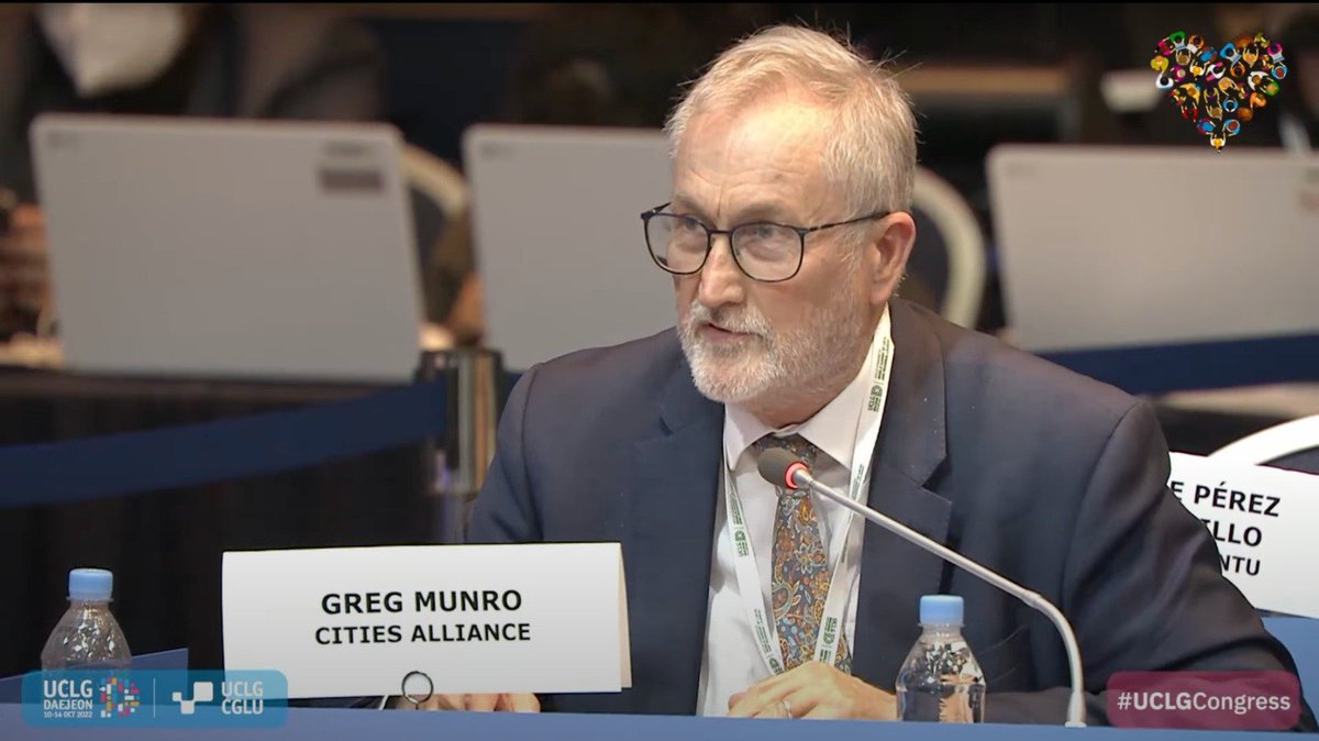 💬 There can not be strong countries w/out strong #cities. The #PactForTheFuture puts #people & cities at the centre to promote development and opportunities for everyone. Equality is a pillar to building #peace in our communities. Souad Abderrahim, Mayor of #Tunis, #UCLGCongress