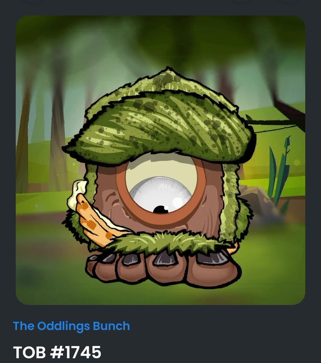 <a href="/OddlingsBunch/">TOB 💩 The Oddlings Bunch</a> not so new family members. Just looked at them!