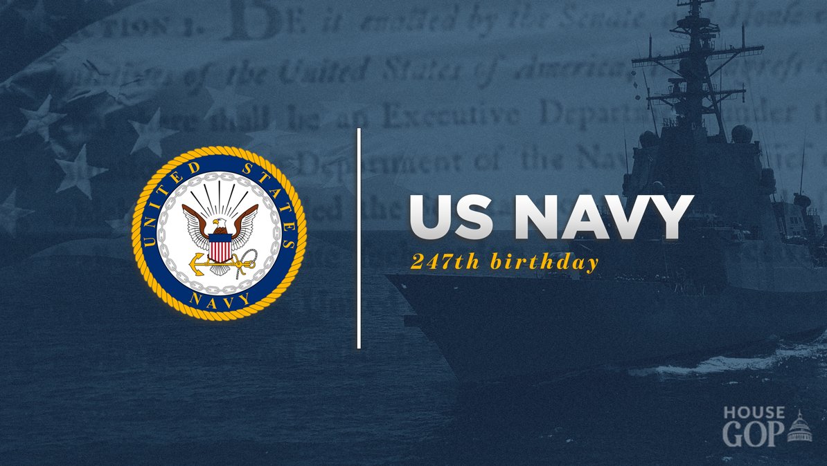 Happy 247th Birthday to our @USNavy! Thank you to all who have bravely served our country in the defense of freedom.