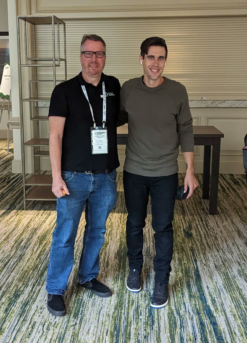 mscrmaddons's tweet image. We love networking ❤️ Left: Clint Higley with keynote speaker Ryan Holiday and on the right Michael Dohr with his newfound friend T-Rex 😄
Stop by our booth #921 and take a picture with our team 📷😉 
Looking forward to seeing you! 
#SummitNA #mscrmaddons #MySummitNA