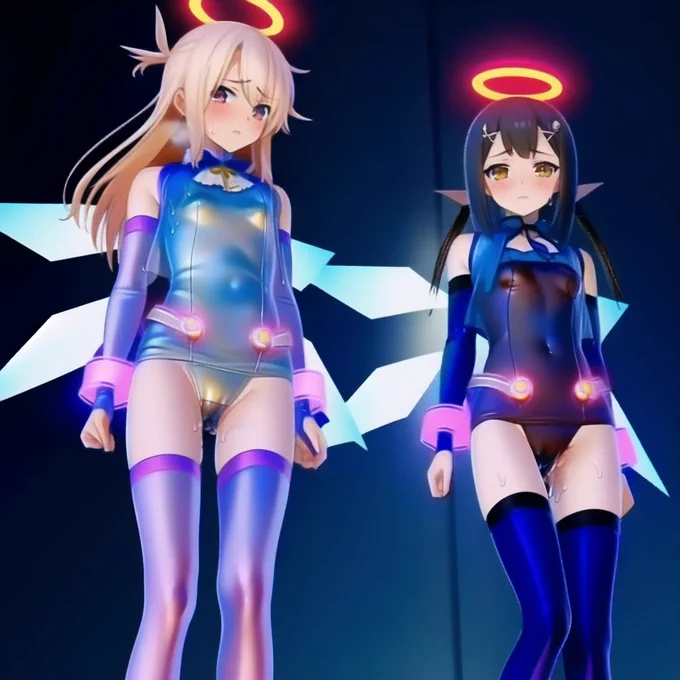=魔法天使のひみつ=

魔法天使イリヤちゃんと美遊ちゃんは
妖魔の攻撃を受け続けると
邪悪なエナジーに体を犯されて
だんだんえっちな感覚が増していくんだ。
だから強い妖魔と戦うといつも
おっぱいや大事な場所を攻撃されてしまい
えっちな悲鳴を上げながら
大ピンチになってしまうよ。 