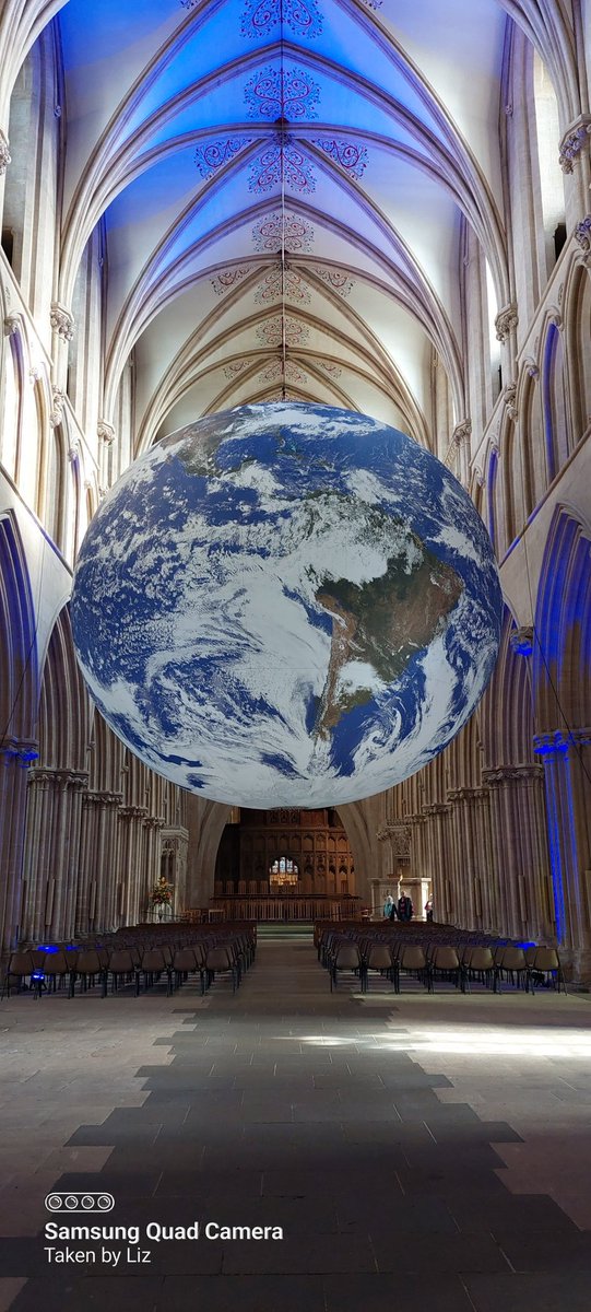 #Gaia #WellsCathedral as good as the #MuseumoftheMoon <a href="/WellsCathedral1/">Wells Cathedral</a>