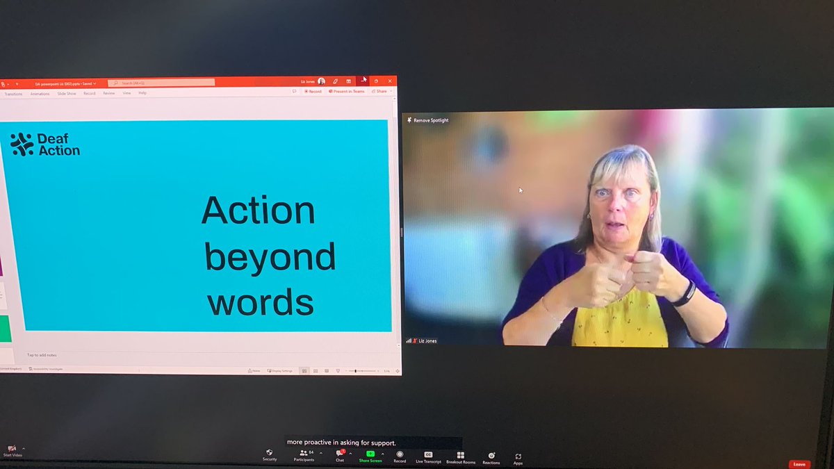 #bsmhdsordwebinar2022

Liz Jones presenting on older deaf people in residential care and nursing homes - what choices?