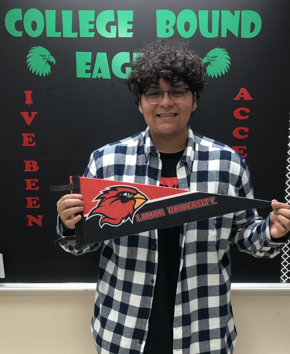 PHS College Room (@phscollegeroom) on Twitter photo Congratulations to Gerardo Borrego on his acceptance to <a href="/LamarUniversity/">Lamar University</a> #collegeaccepted #collegeboundeagle #futurecardinal <a href="/PasadenaHigh/">PHS Eagles</a> <a href="/PasadenaISD_TX/">Pasadena ISD</a> <a href="/GenerationTexas/">Generation TX</a> Congratulations to Gerardo Borrego on his acceptance to <a href="/LamarUniversity/">Lamar University</a> #collegeaccepted #collegeboundeagle #futurecardinal <a href="/PasadenaHigh/">PHS Eagles</a> <a href="/PasadenaISD_TX/">Pasadena ISD</a> <a href="/GenerationTexas/">Generation TX</a>
