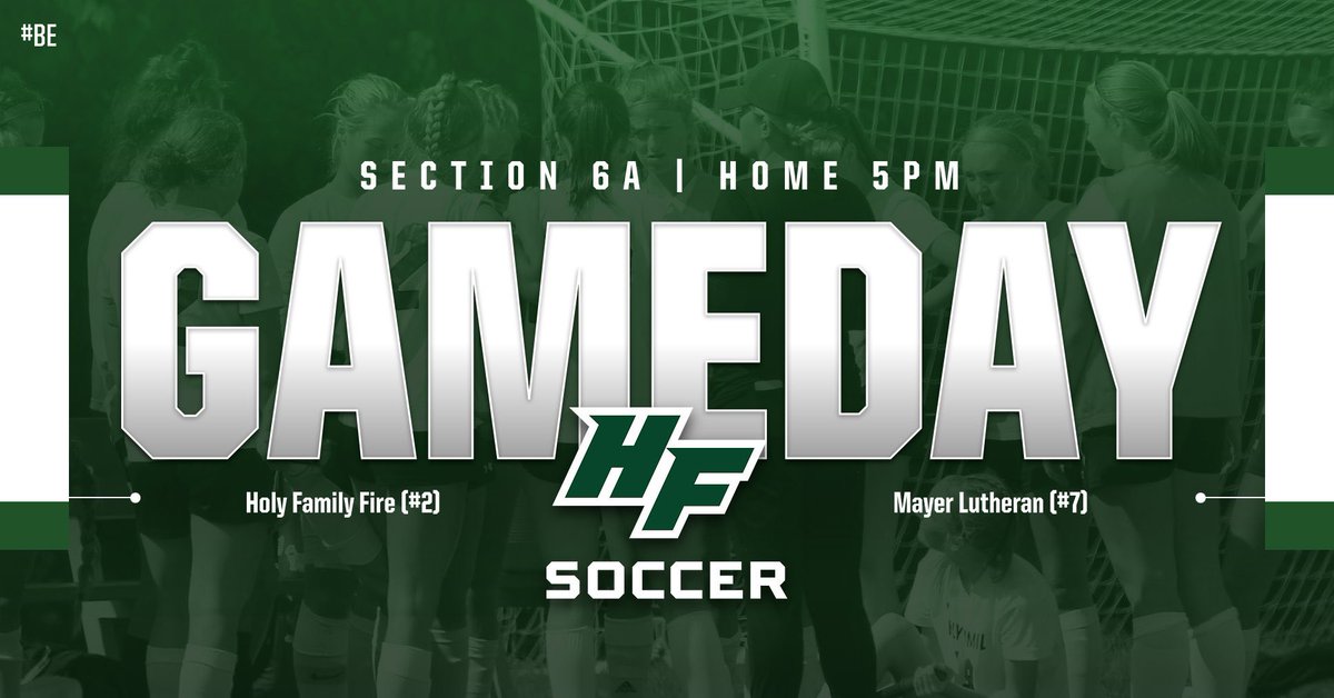 It’s GAMEDAY! The Fire kick off section play tonight with a quarterfinal against Mayer-Lutheran (#7) at home at 5PM 🔥🔥