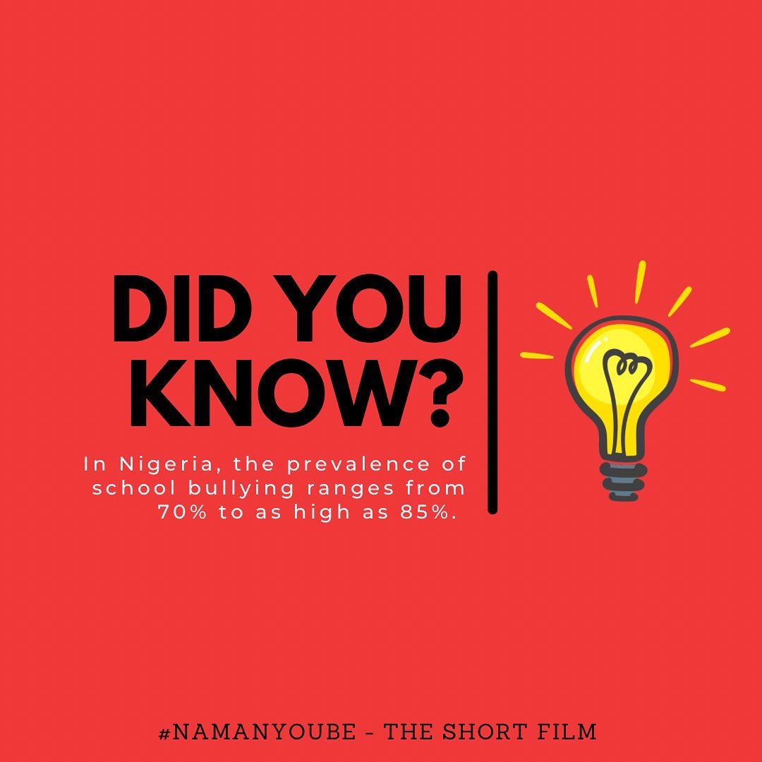 NMYB_TheMovie's tweet photo. Join the entire crew of @NMYB_TheMovie in creating awareness on the ills and dangers of bullying and the negative effects it has on students who simply desire to acquire quality education in a conducive learning environment. 

“Na Man You Be” premieres tomorrow on YouTube https://t.co/k5OPkPC7XK