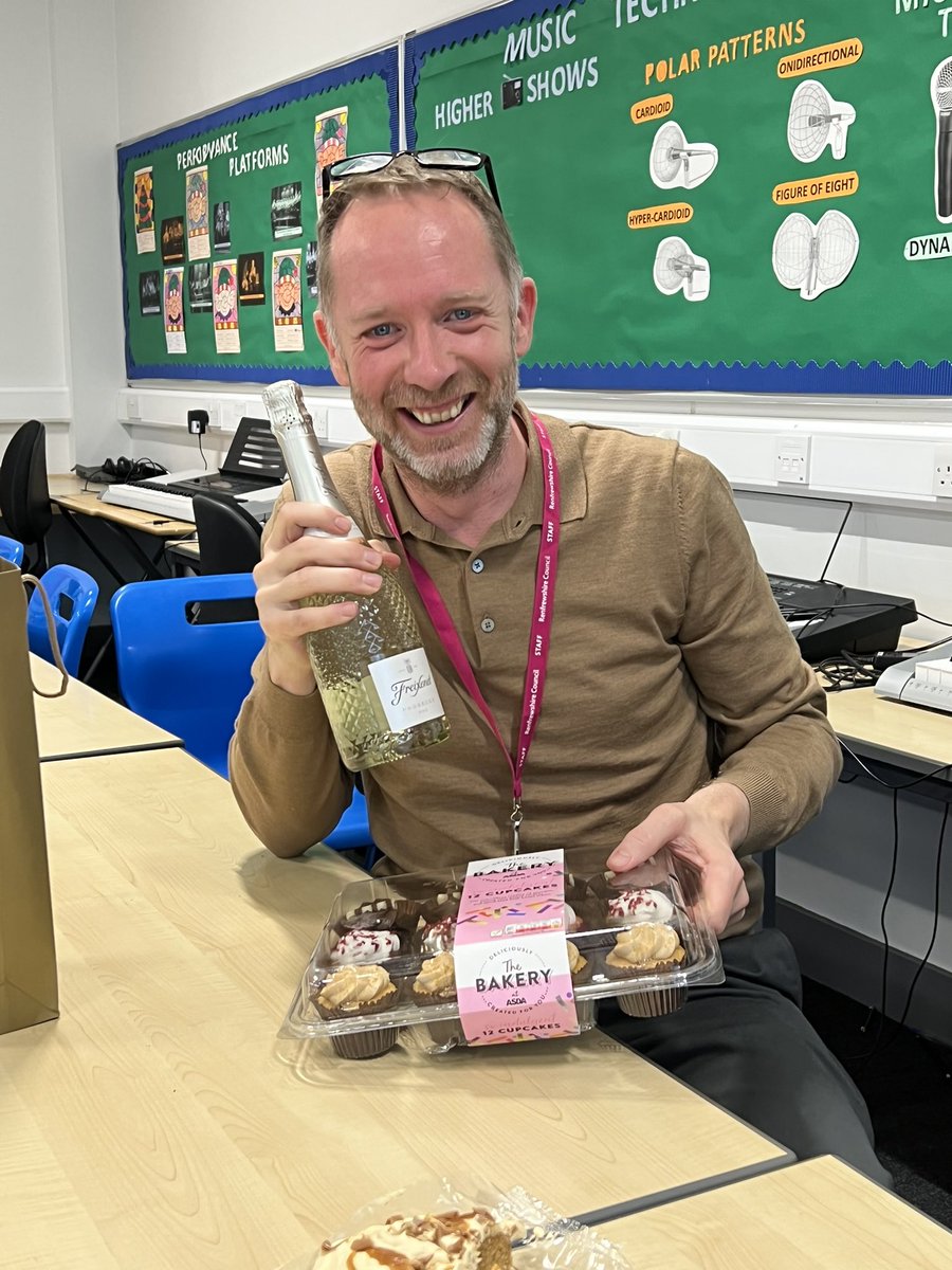 GlenifferMusic's tweet photo. This week we said a fond farewell to Mr Horne our fabulous percussion tutor. He will be very much missed by staff and pupils! Good luck Mr Horne - you are a star! ⭐️ @GlenifferHigh @_RenMusic https://t.co/tWET0tVZGK