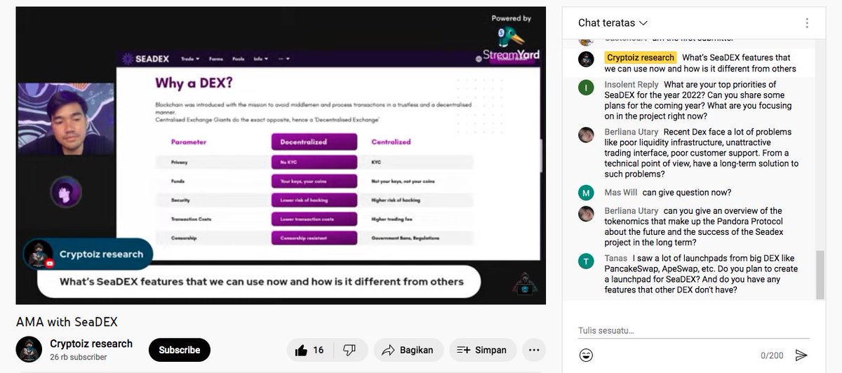 SeaDEX Academy tweet media