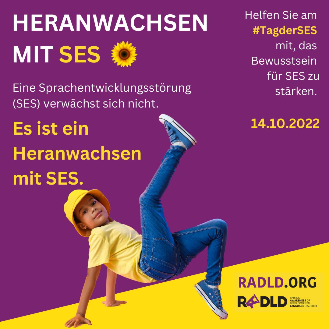 Frittrang1's tweet photo. Morgen, am 14. Oktober ist #TagderSES
2 Kinder pro Klasse sind von einer Sprachentwicklungsstörung #SES betroffen.
#SES beginnen in der frühen Kindheit, aber sie „verschwinden“ nicht einfach. Unterstützung bei #SES bietet #Logopädie und #Sprachtherapie @dbs_ev @RADLDcam @dbl_eV https://t.co/WYyoI6HS4P
