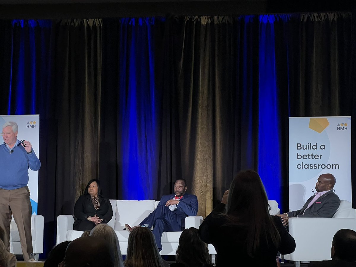 dr_cshepard's tweet photo. Alabama is in the building here in Boston!!!!!! Excited to hear @MobilePublicSch Superintendent @ThreadgillMCPSS and Lakisha Brackens on panel at the @HMHCo Leadership Summit #Panel #HMH #ALEducators https://t.co/uqJFgaPfHA